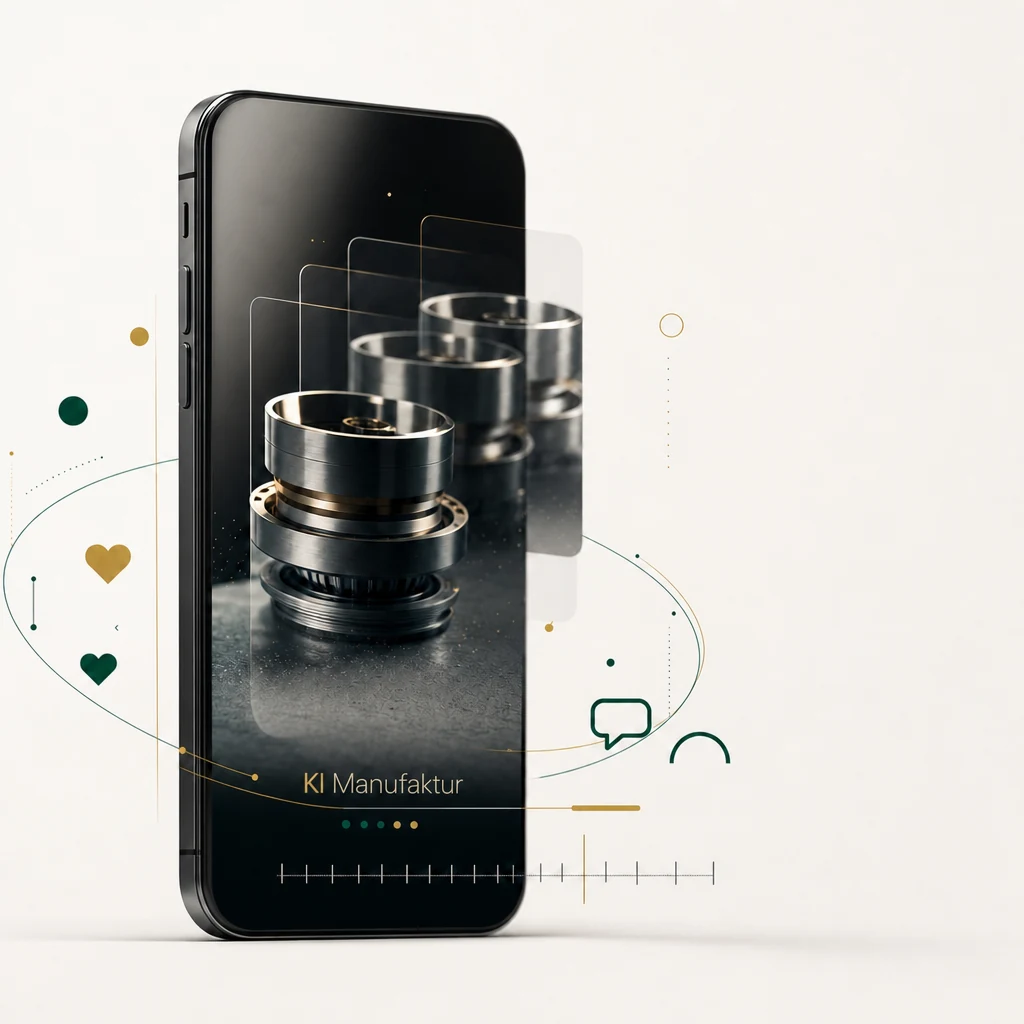KI-generiertes Social Media Reel Mockup